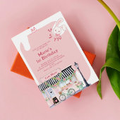 Invitation Paris Café Paris Tea Party Fille Anniversaire