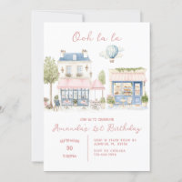 Paris Café Tea Party Fille Anniversaire
