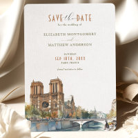 Paris Destination Sauvez la date Notre Dame