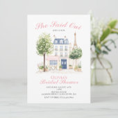 Invitation Paris Fête des mariées Café parisien (Debout devant)