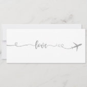 Invitation Paris, Invitation de la douche nuptiale (Dos)