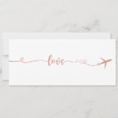 Invitation Paris, Invitation de la douche nuptiale (Dos)