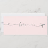 Invitation Paris, Invitation de la douche nuptiale (Dos)