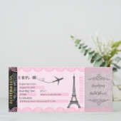 Invitation Paris, Invitation Thème Paris (Debout devant)