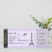 Invitation Paris, Invitation Thème Paris (Debout devant)