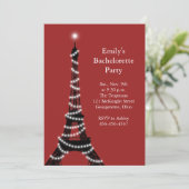 Invitation Paris Lights Bachelorette Party (Debout devant)