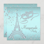 Invitation Paris Masquerade (Devant / Derrière)