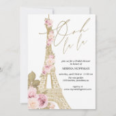 Invitation Paris nuptiale, Fête des mariées, Français (Devant)
