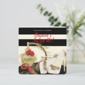 Invitation Paris Parfum Parfum Roses Talons & Rouge à Lèvres (Debout devant)