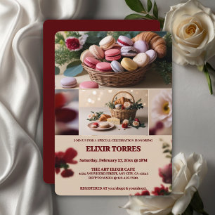 Invitation Paris Patisseries Macarons Magazine