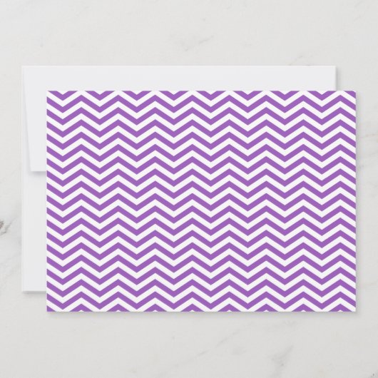 Invitation Paris - Profondes Lilac Chevron (Dos)