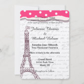 Invitation Paris Romance Mariage (Devant)