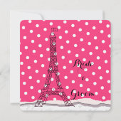 Invitation Paris Romance Mariage (Dos)