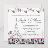 Invitation Paris Roses Roses Roses Roses Roses Roses Roses Ro (Dos)