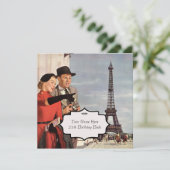 Invitation Paris Sights Vintage (Debout devant)