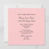 Invitation Paris Sights Vintage (Dos)