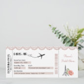 Invitation Paris, Soirée Thème Paris, Mariage, Béb (Debout devant)