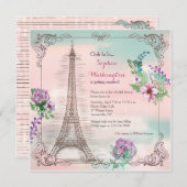 Invitation Paris Souvenirs (Devant / Derrière)