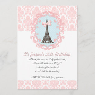 Invitation Paris Vintage