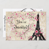 Invitation Parisain (Devant / Derrière)