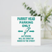 Invitation Parking uniquement (Debout devant)