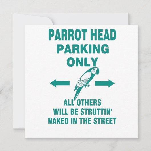 Invitation Parking uniquement (Devant)