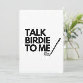 Invitation Parle-moi Birdie (Debout devant)