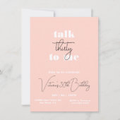 Invitation Parle trente pour moi un anniversaire moderne mini (Devant)