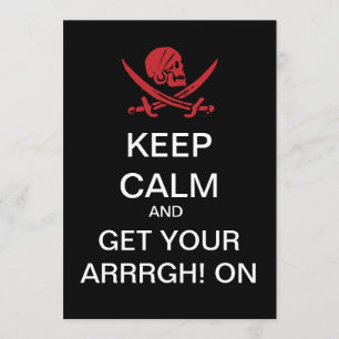 Invitation Parler Comme Une Fête De Pirate