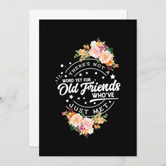 Invitation Parler encore pour les amis anciens (Devant / Derrière)