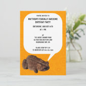 Invitation Parler Toad Toadally Magnifique fête d'anniversair (Debout devant)
