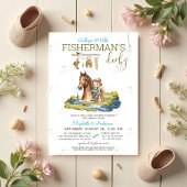 Invitation Parlez à moi Rustic Fisherman's Derby Baby shower