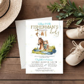 Invitation Parlez à moi Rustic Fisherman's Derby Baby shower