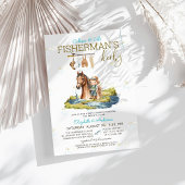Invitation Parlez à moi Rustic Fisherman's Derby Baby shower