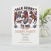 Invitation Parlez Derby à mon parti (Debout devant)
