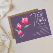 Invitation Parlez trente à moi Black 30e anniversaire invitat