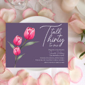 Invitation Parlez trente à moi Black 30e anniversaire invitat