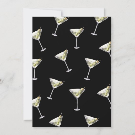 Invitation Parlez Trente pour moi Sale Martini 30e anniversai (Dos)