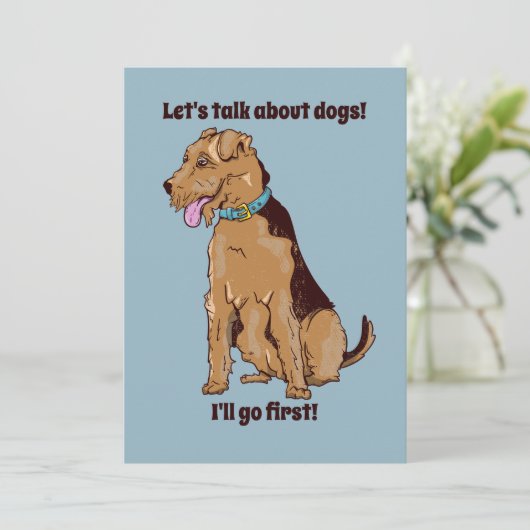 Invitation Parlons de chiens (Debout devant)