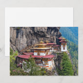 Invitation Paro Taktsang : Le monastère du nid de tigre - Bho (Devant / Derrière)