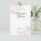 Invitation Paroles de sagesse pour la mariée | FÊTE DES MARIÉ (Debout devant)