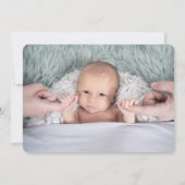 Invitation Parrain et Marraine Proposition 2 Photos Moderne É (Dos)