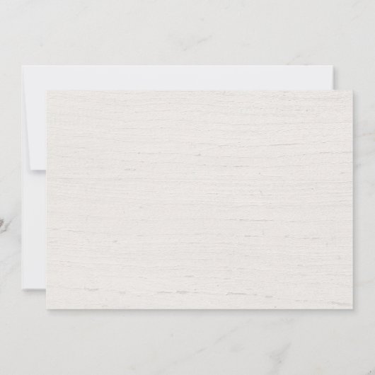 Invitation Parsemer bébé animal de forêt neutre pour le genre (Dos)