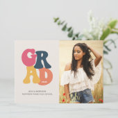 Invitation Part de la photo de Typography 1970s (Debout devant)