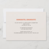 Invitation Part de la photo de Typography 1970s (Dos)