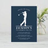 Invitation Part retraite de la Marine Blue Golf (Debout devant)