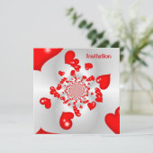 Invitation Partager l'événement Love Red Hearts (Debout devant)