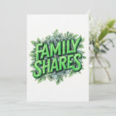 Invitation Partages de famille (Debout devant)