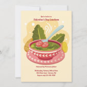 Invitation Partagez le déjeuner d'amour (Devant)