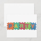 Invitation Parti (Devant / Derrière)